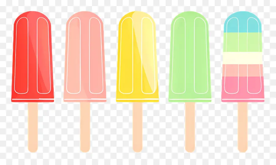 Popsicle，Sucettes Glacées PNG