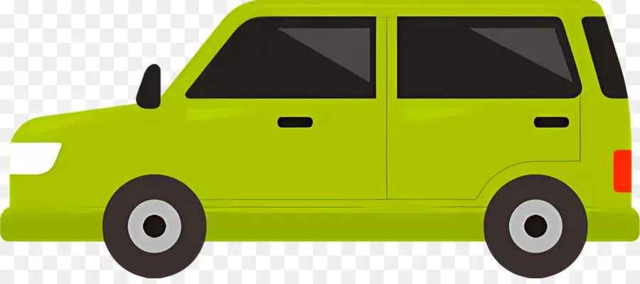 Bande Dessinée De Voiture，Voiture Verte PNG