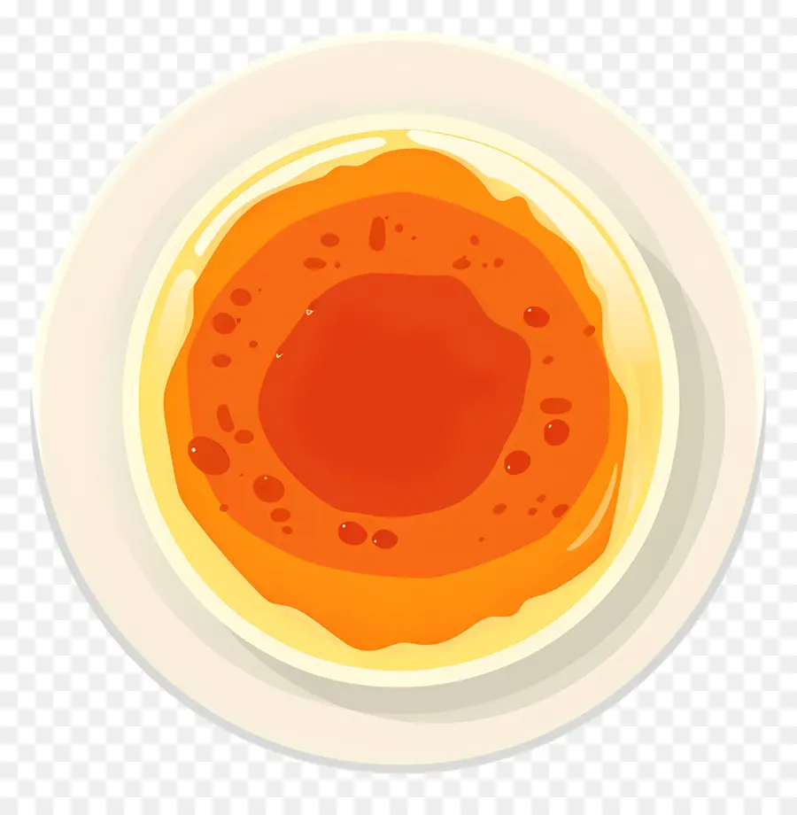 Crème Brûlée，Orange Soupe PNG