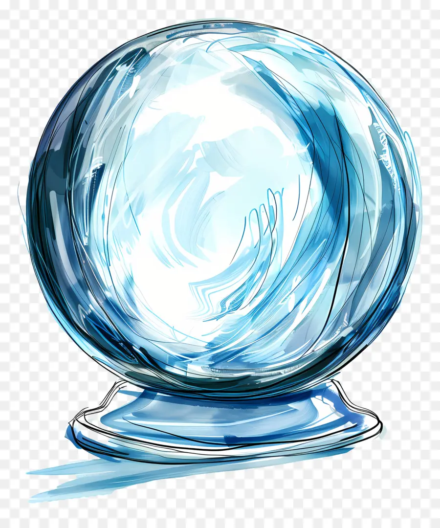 Boule De Cristal，Sphère De Verre PNG