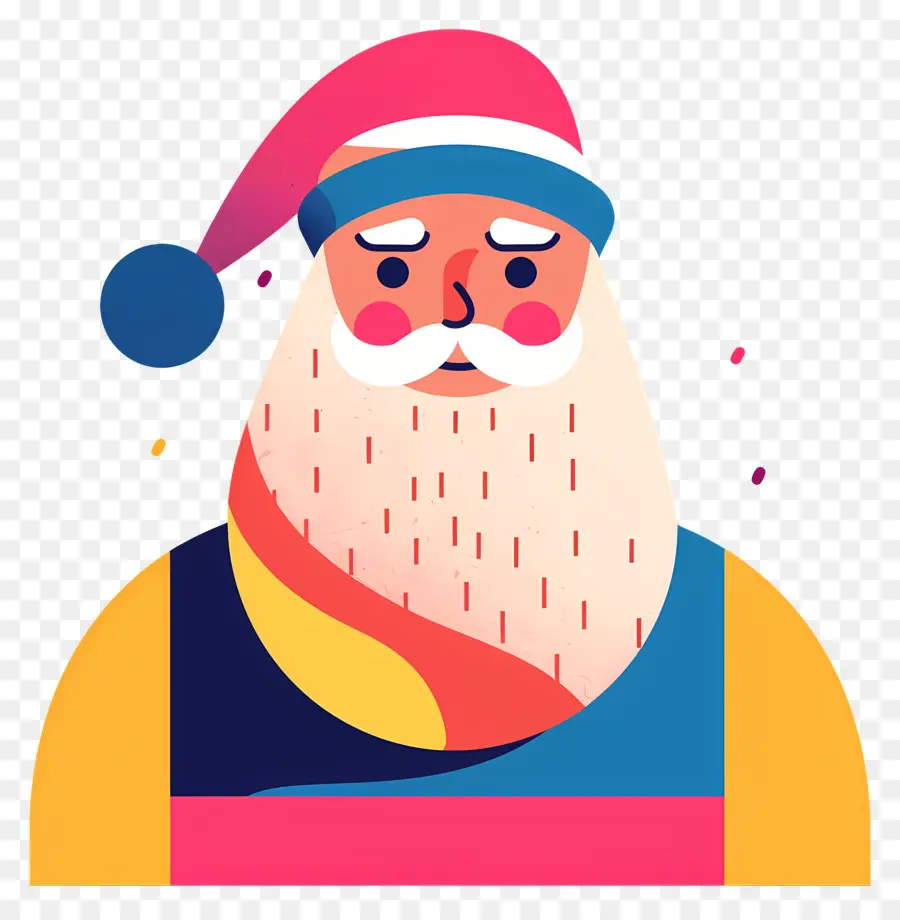 Le Père Noël，Barbe PNG