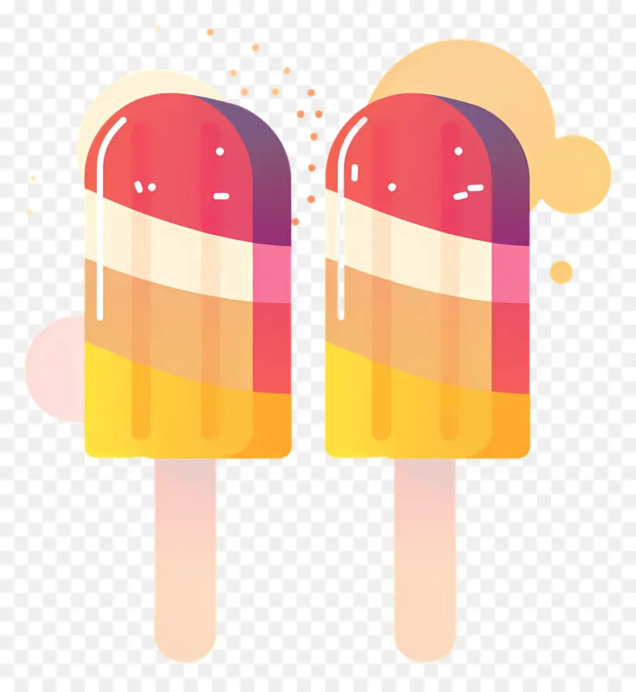 Popsicle，Sucettes Glacées PNG