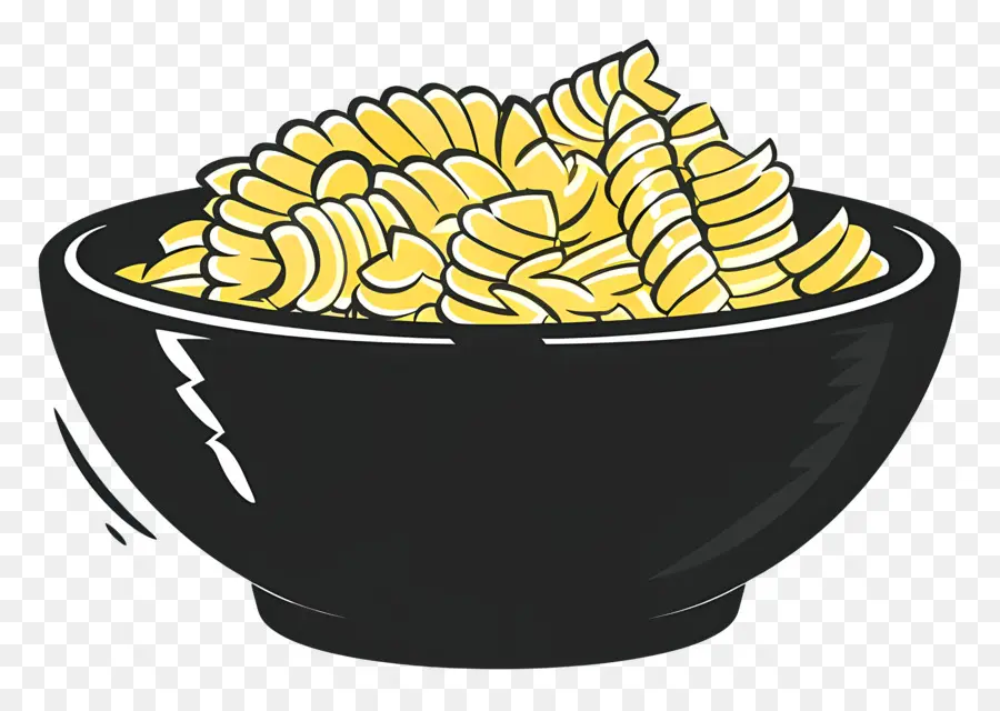 Bol De Pâtes，Dessin Animé Spaghetti PNG