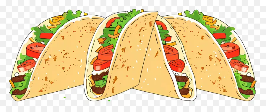 Tacos，La Nourriture Mexicaine PNG