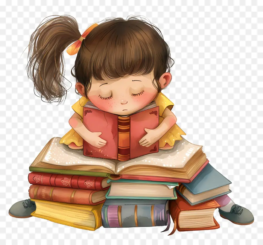 Livres，Jeune Fille PNG