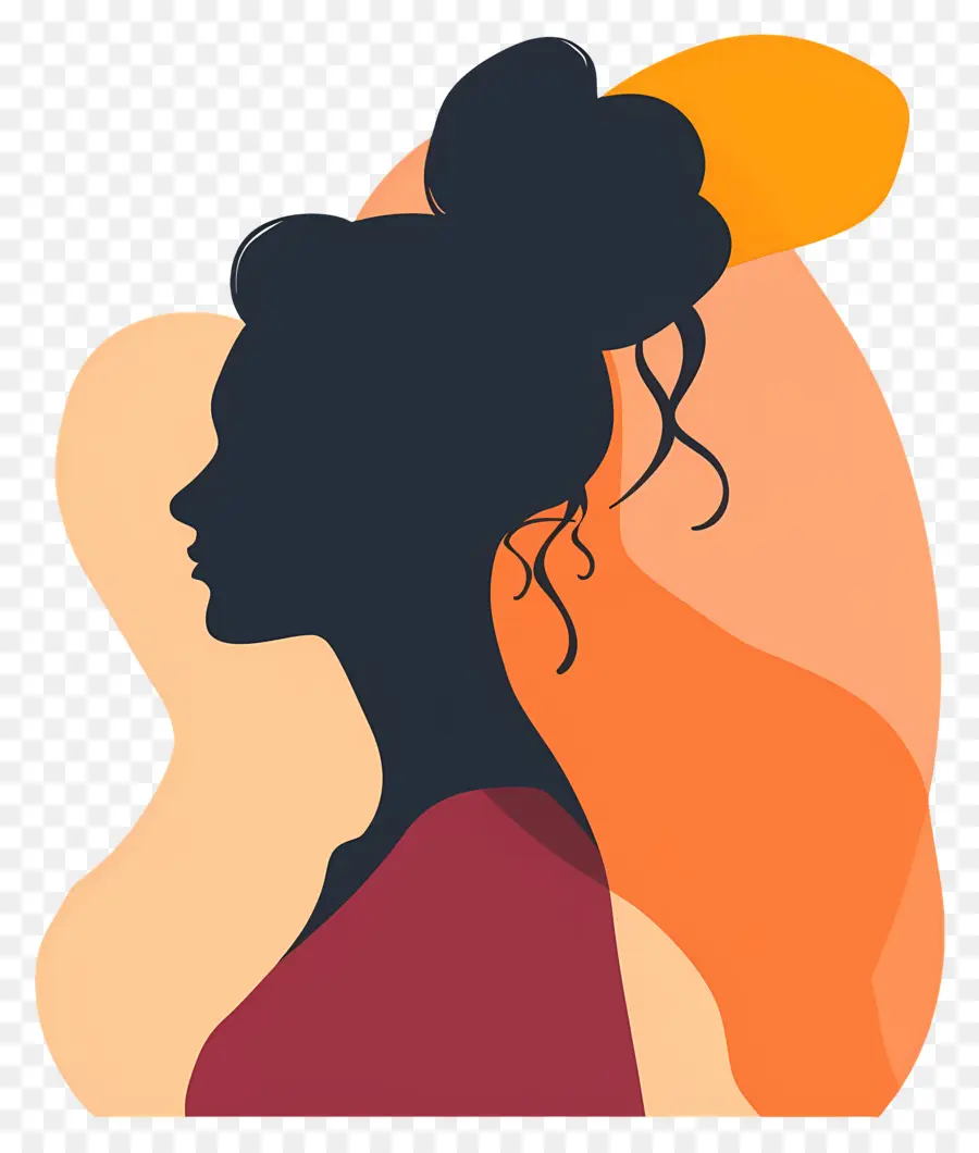 Femme Silhouette，Femelle PNG