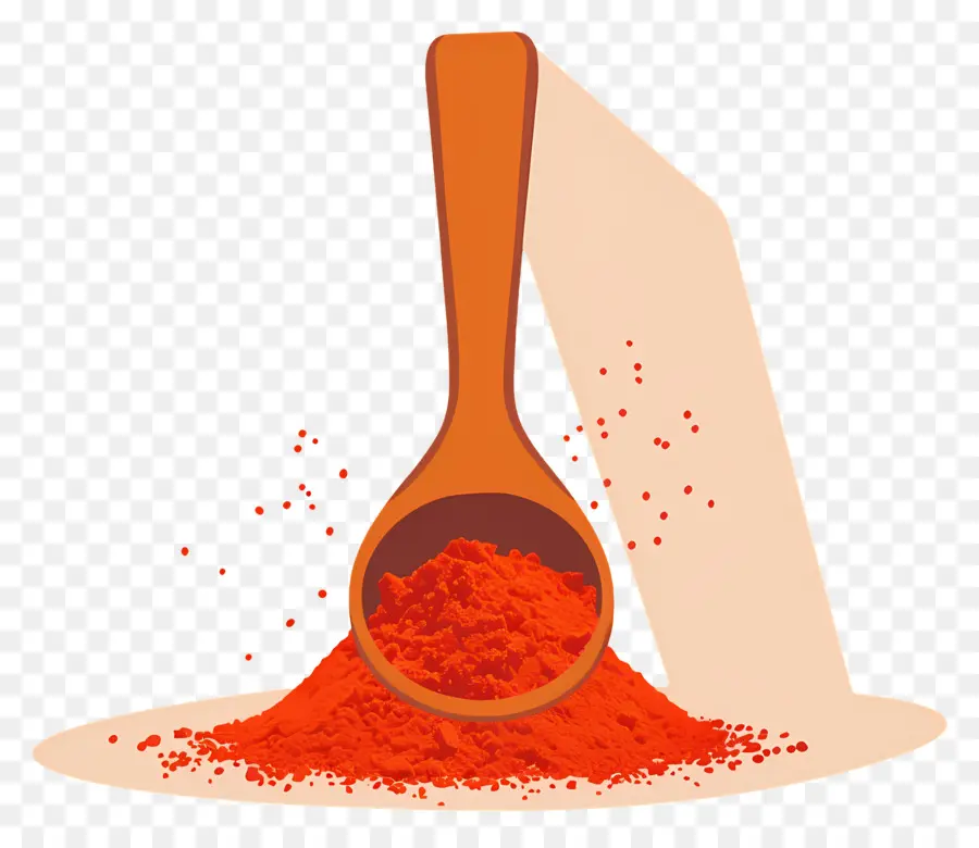 Paprika En Poudre，Poudre Rouge PNG