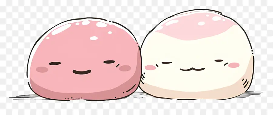 Mochi，Dessin Animé Oeufs PNG