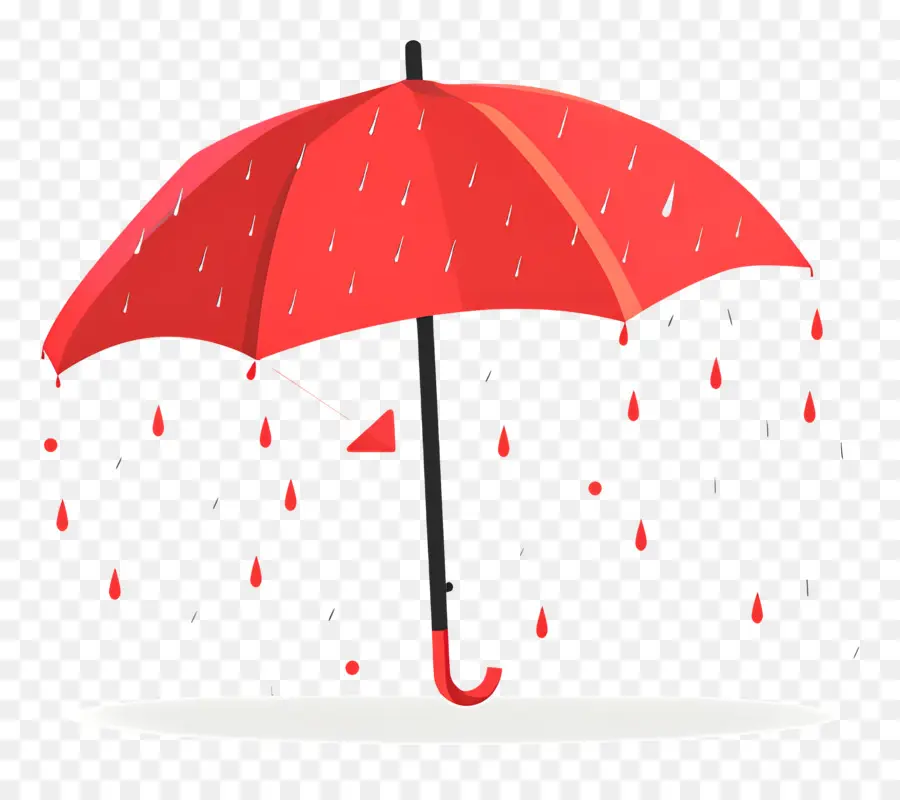 Parapluie Rouge，Coeur PNG