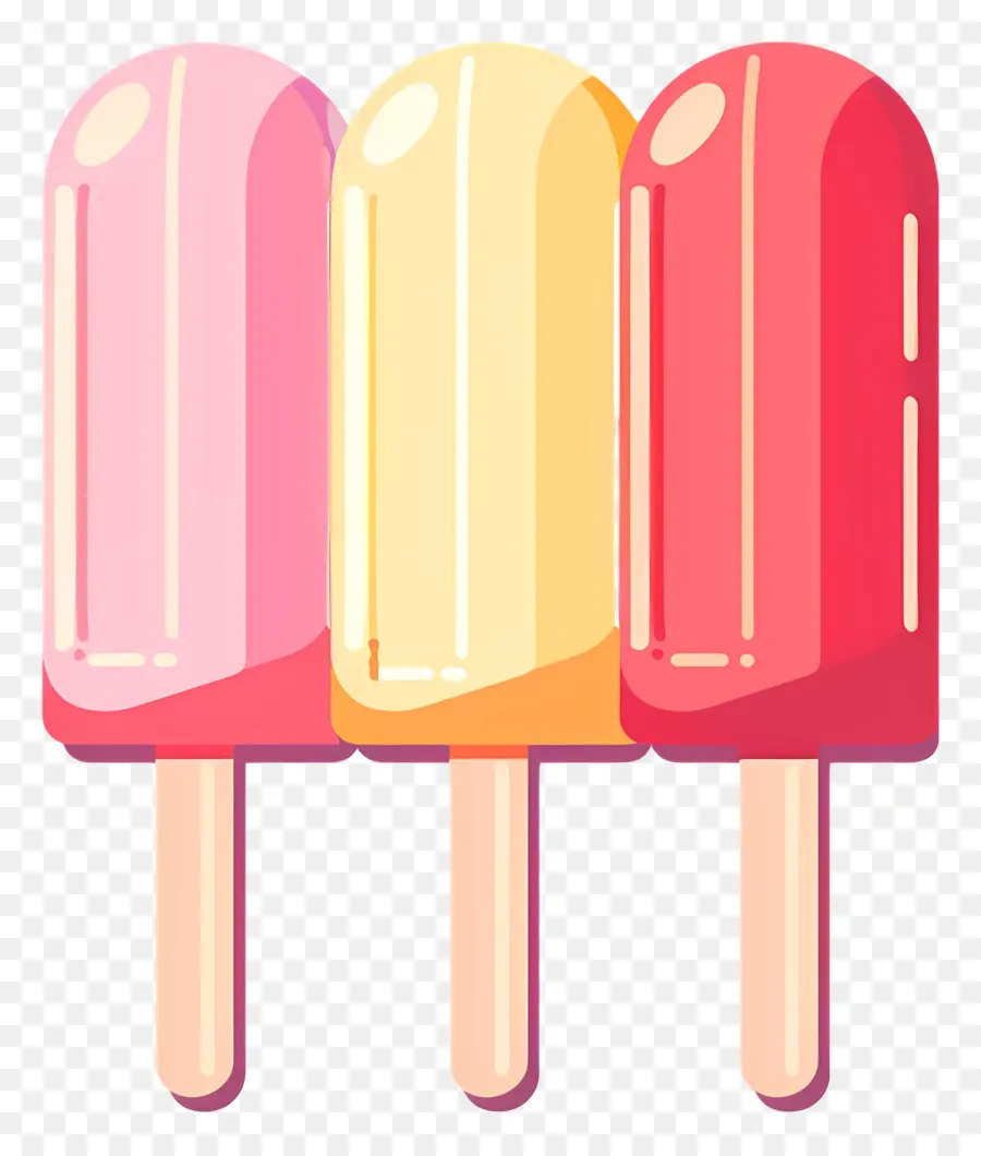 Popsicle，Cornets De Crème Glacée PNG