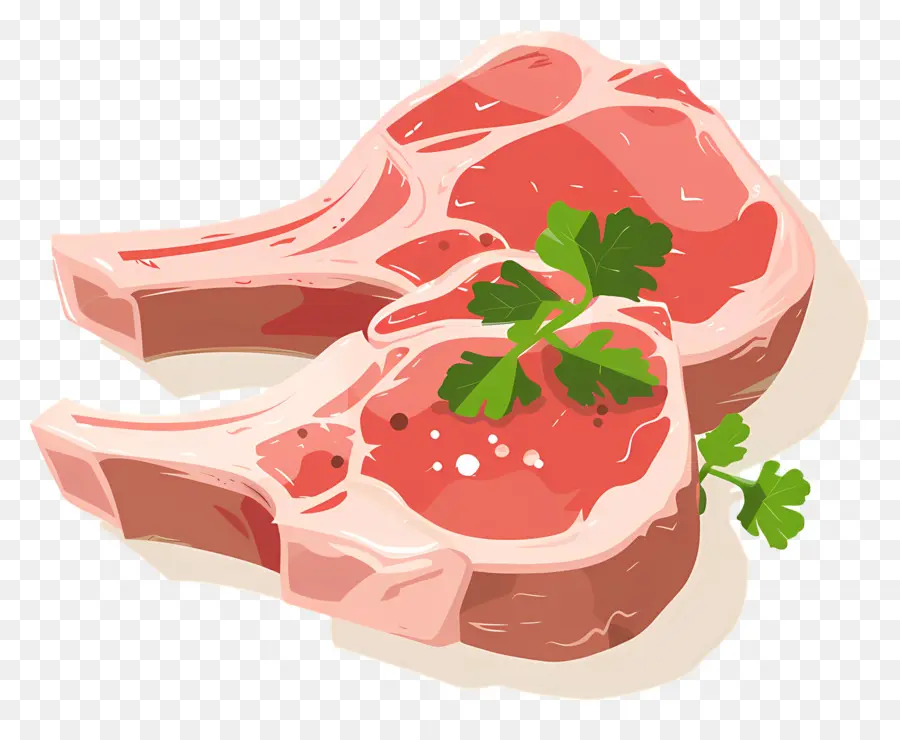 Côtelettes De Porc，La Viande PNG