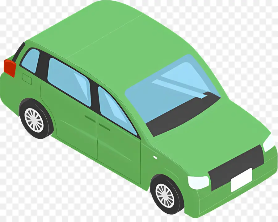 Bande Dessinée De Voiture，Voiture Verte PNG