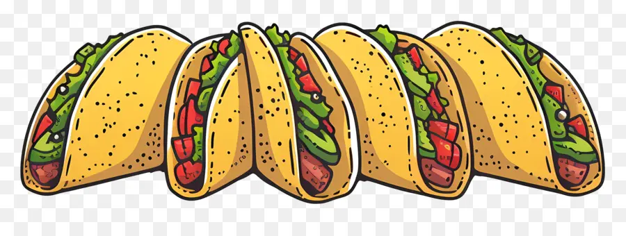 Tacos，La Nourriture Mexicaine PNG