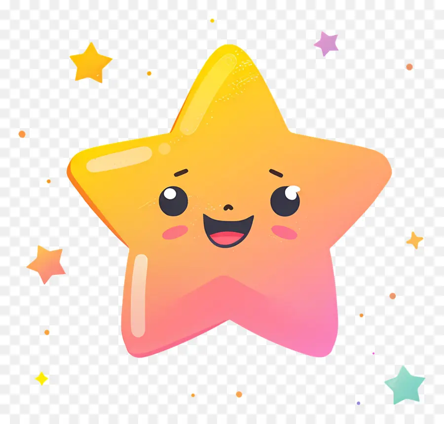 Mignonne Star，Sourire De Star PNG