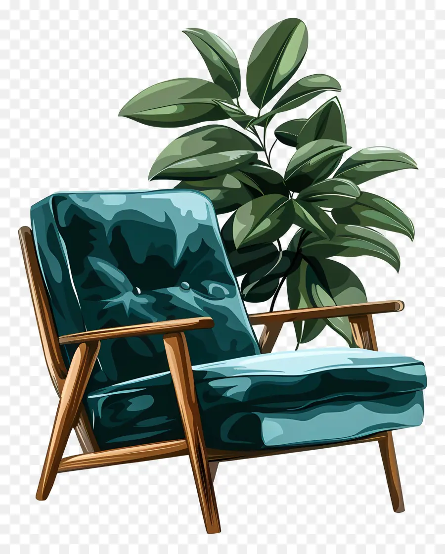 Fauteuil，Fauteuil Bleu PNG