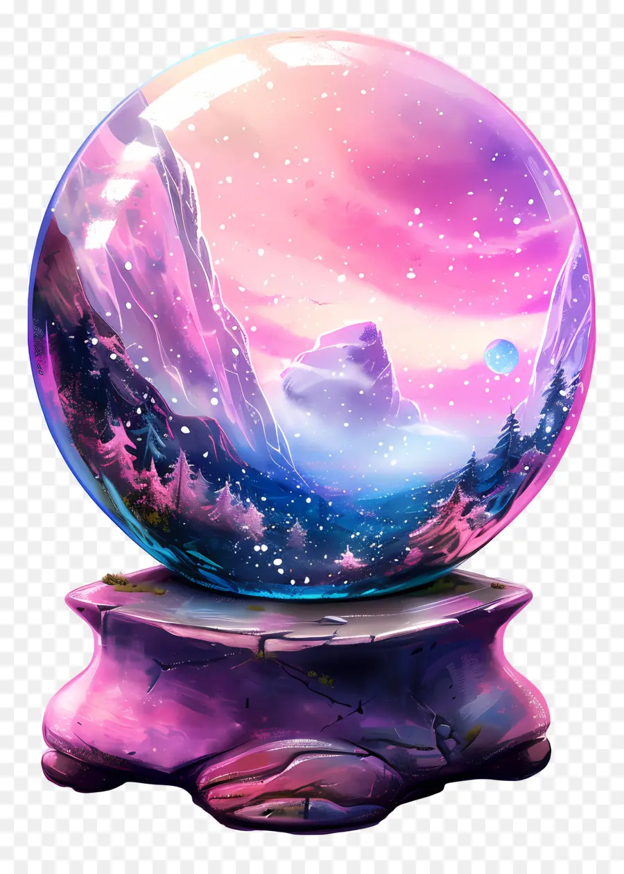 Boule De Cristal，Globe De Neige PNG