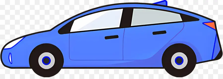 Bande Dessinée De Voiture，La Lumière Bleue De La Voiture PNG