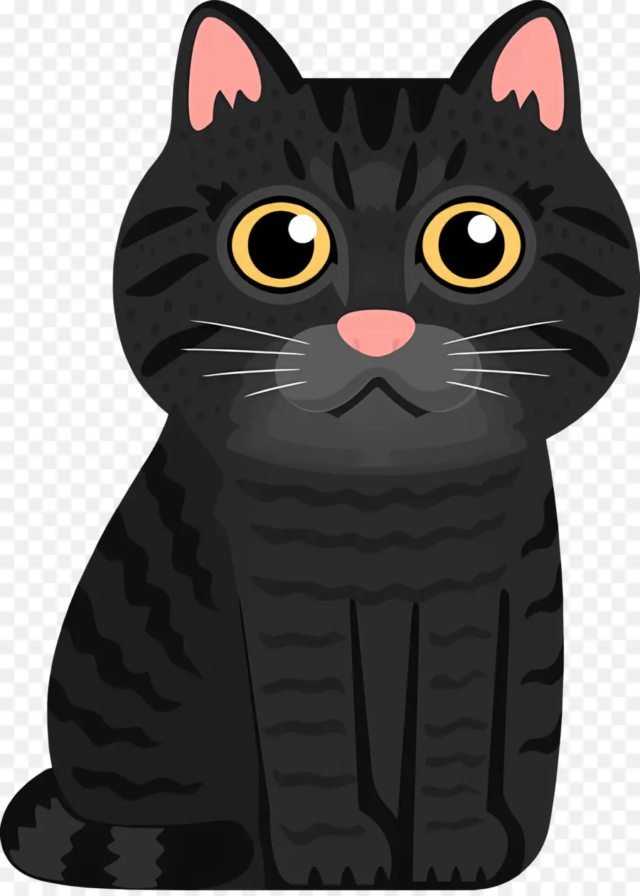 Chat De Dessin Animé，Chat Noir PNG