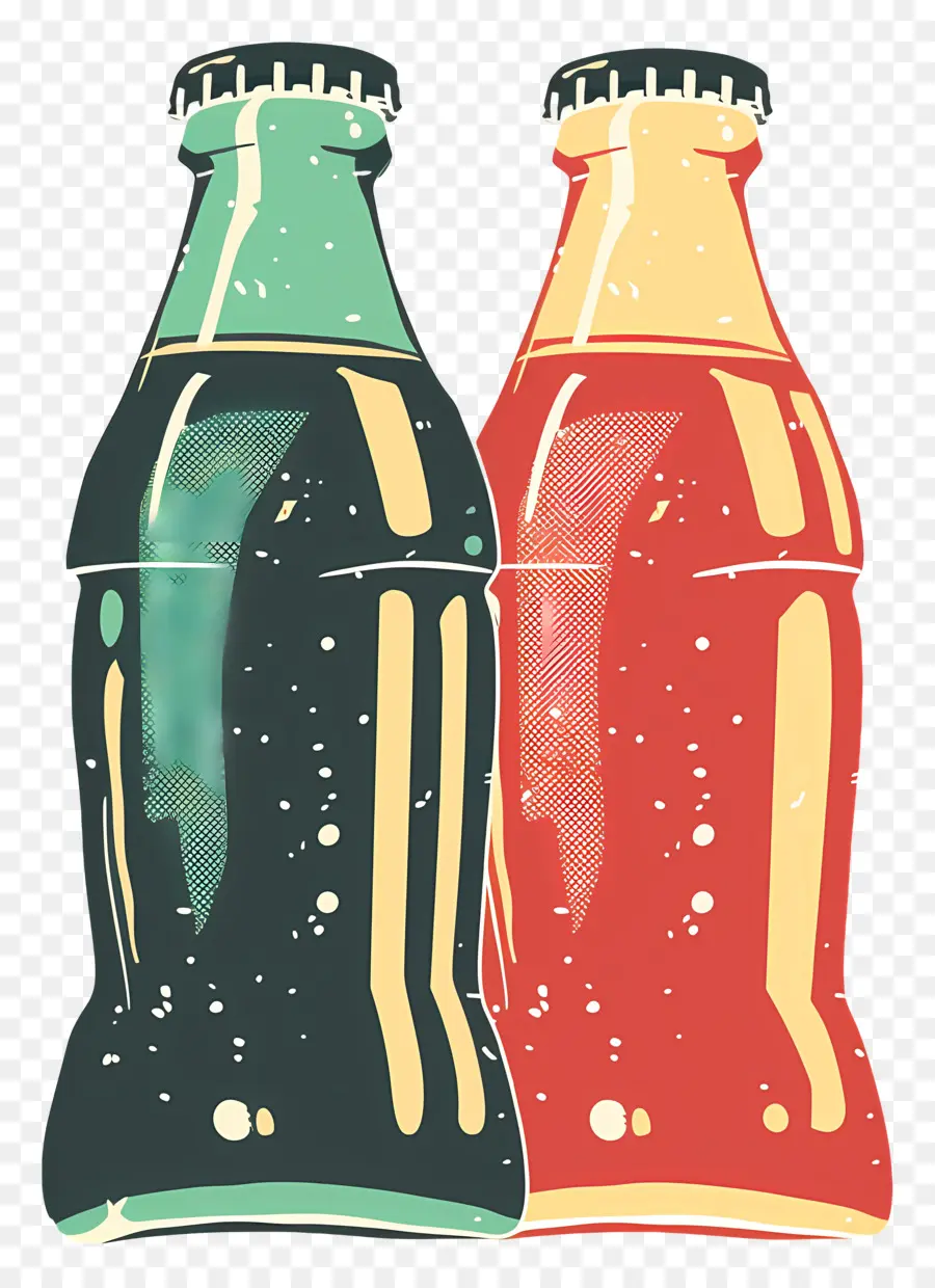 Une Bouteille De Soda，Des Bouteilles De Soude PNG