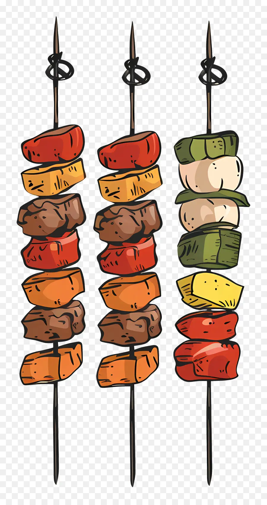 Brochettes，Griller PNG