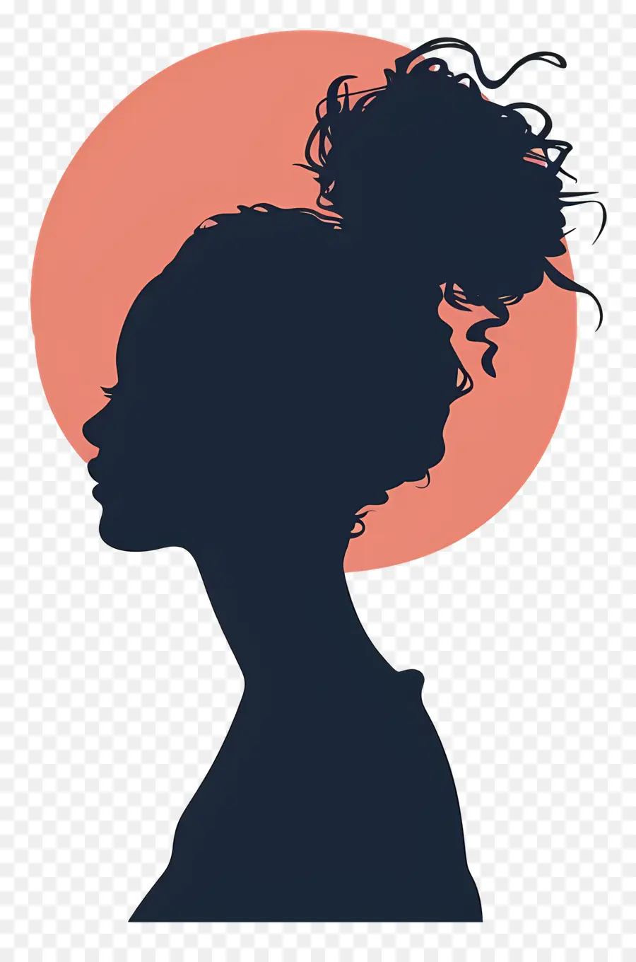 Femme Silhouette，Silhouette PNG