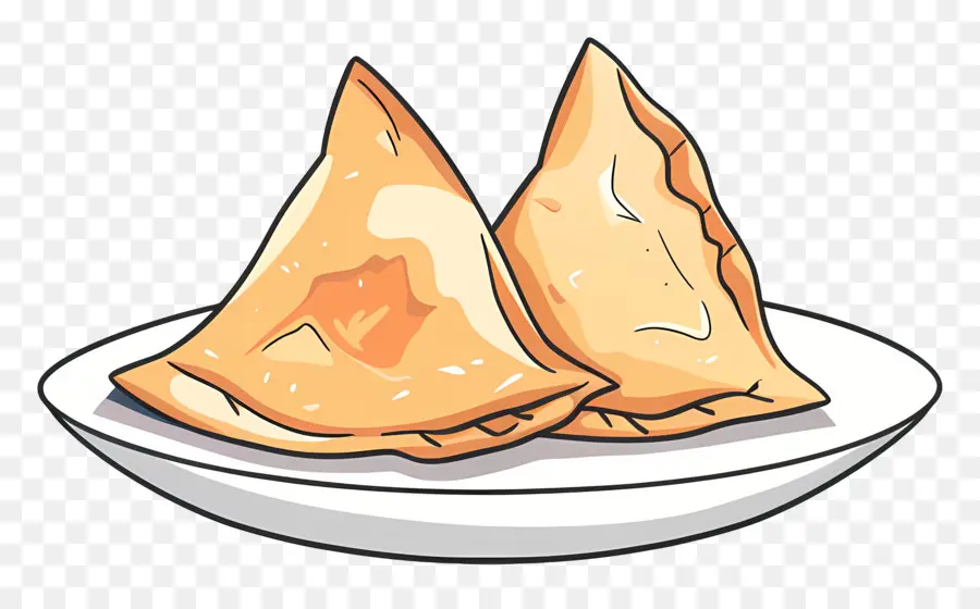 Samosas，Pâte Frite PNG