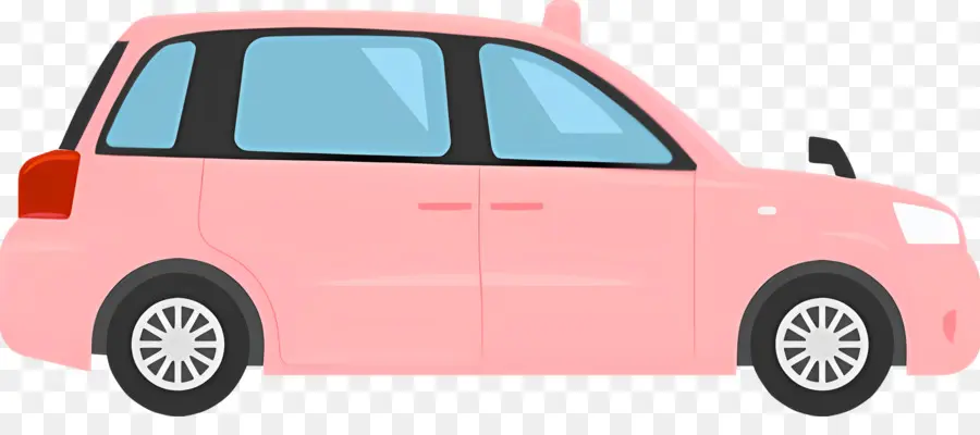 Bande Dessinée De Voiture，Voiture Rose PNG