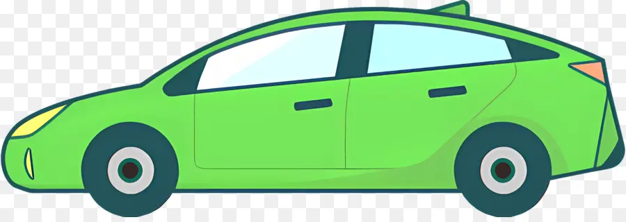 Bande Dessinée De Voiture，Voiture Verte PNG