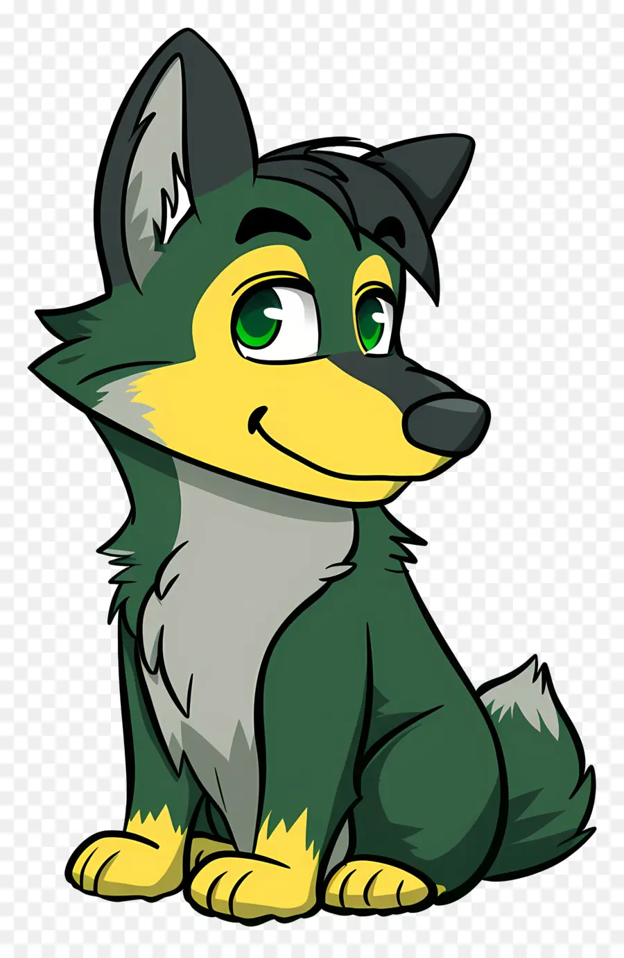 Dessin Animé Wolf，Personnage De Dessin Animé PNG