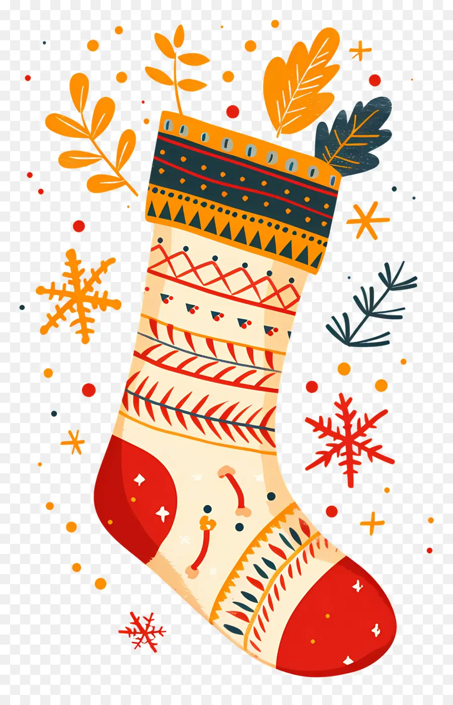 Bas De Noël，Chaussette De Noël PNG