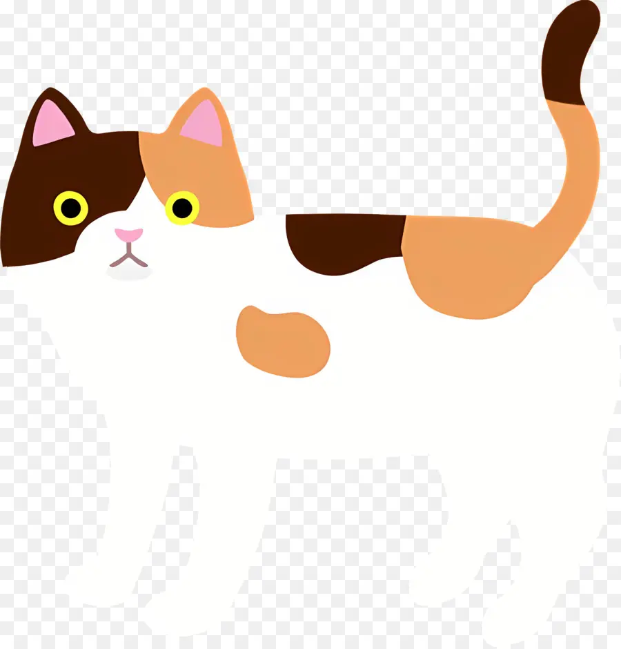 Chat De Dessin Animé，Chat Calico PNG