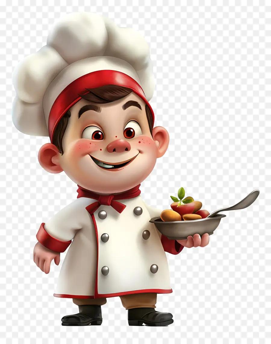 Chef Cuisinier，Personnage De Dessin Animé PNG