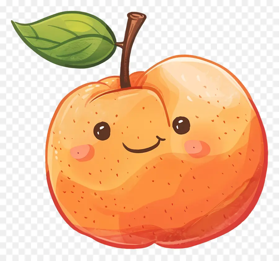 Pêche，Fruits Orange PNG