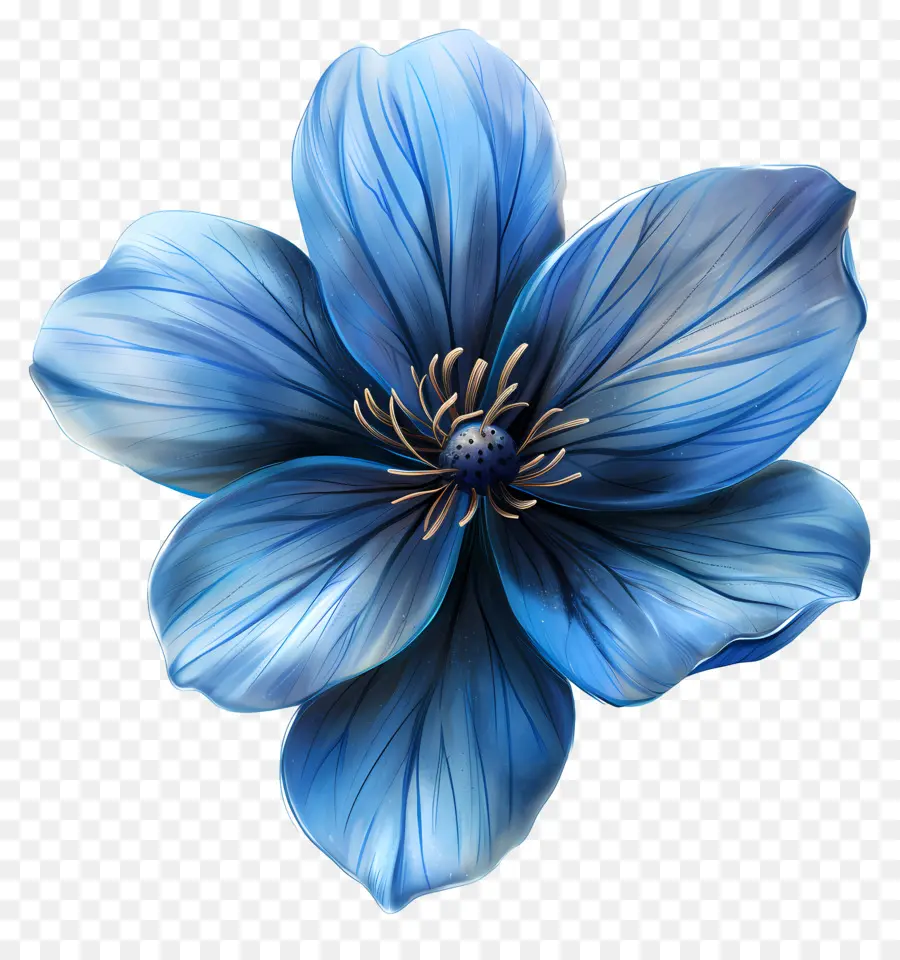 Fleur Bleue，Fleurs PNG