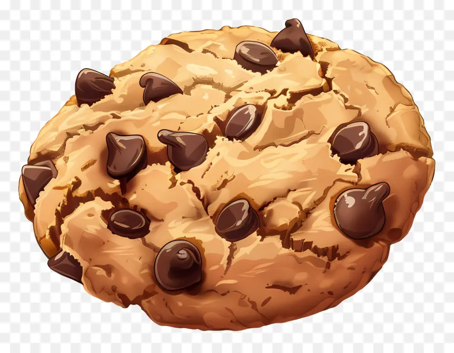 Cookie，Biscuit Aux Brisures De Chocolat PNG