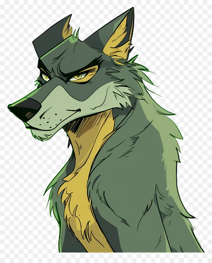 Dessin Animé Wolf，Loup PNG