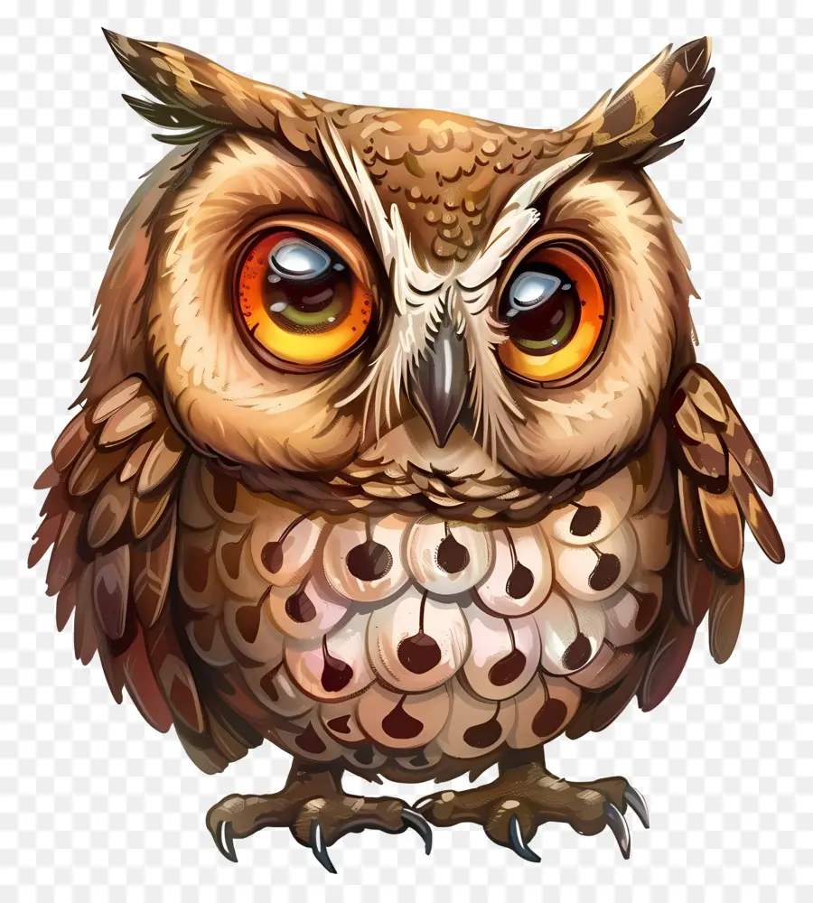 Cartoon Hibou，Chouette PNG