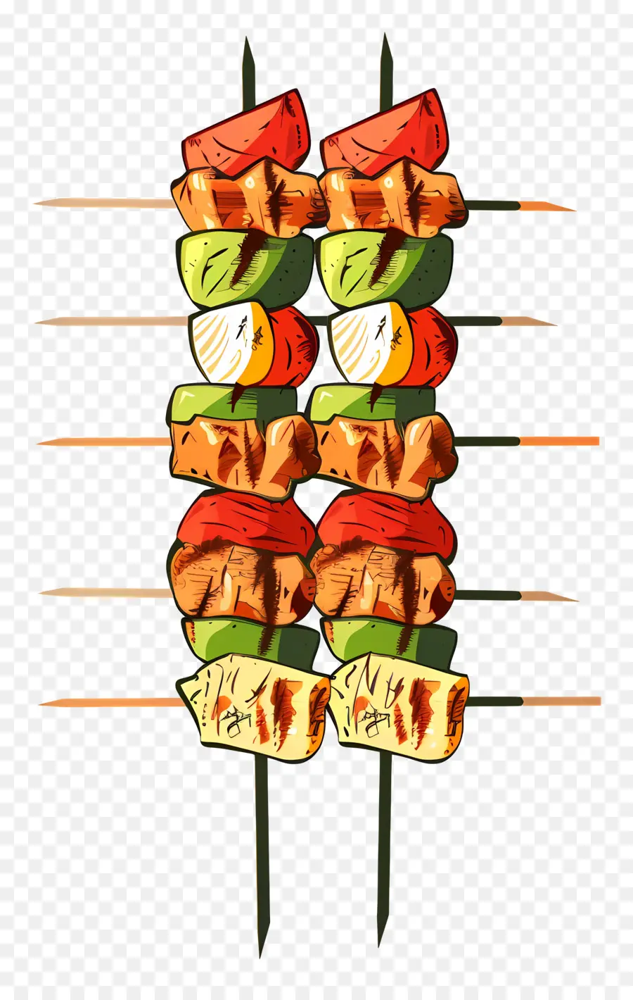 Brochettes，Brochettes De Viande PNG