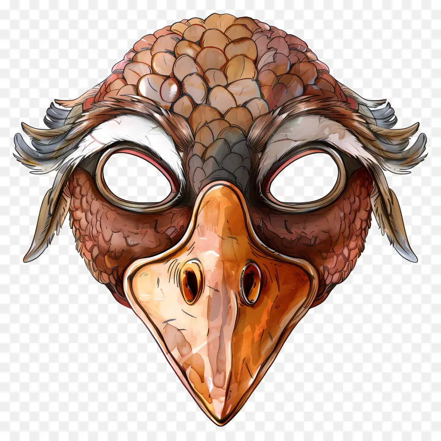 Masque，Oiseau Peinture PNG