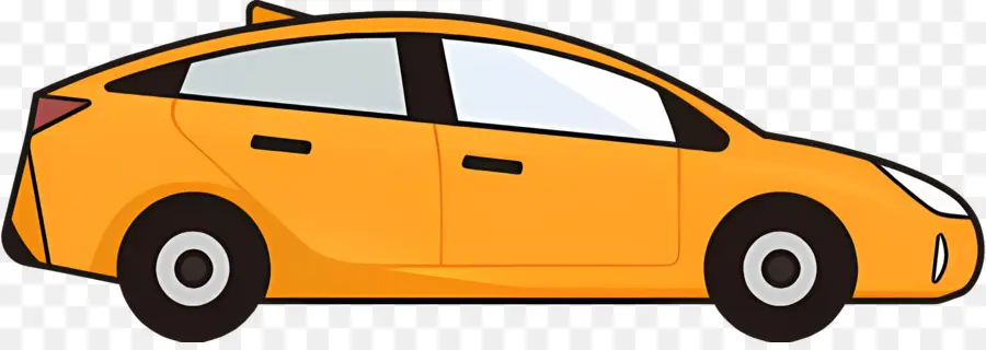 Bande Dessinée De Voiture，Voiture Jaune PNG