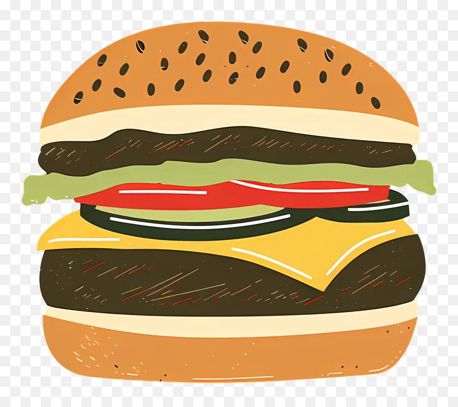 Hamburger，Garnitures PNG