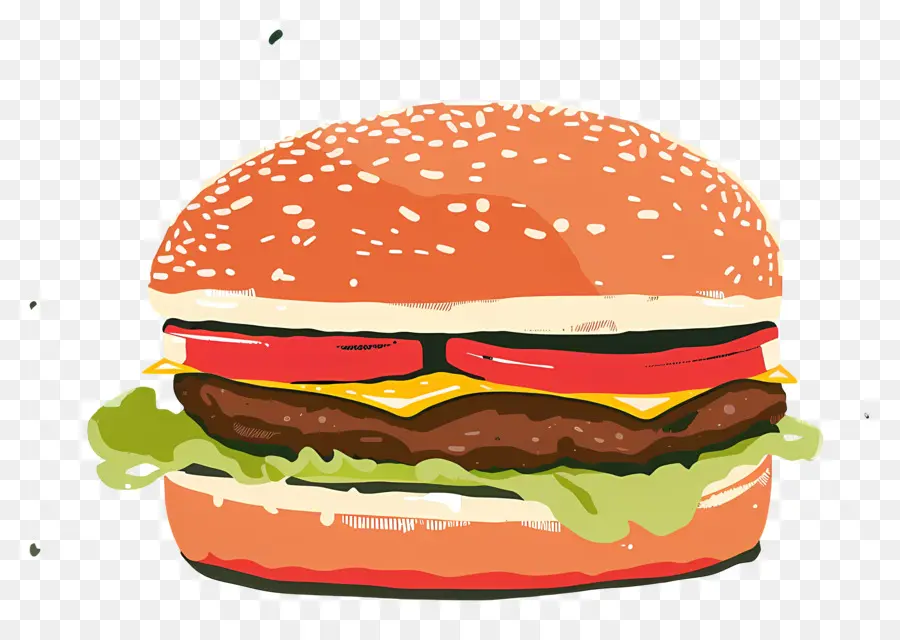 Hamburger，Chignon PNG