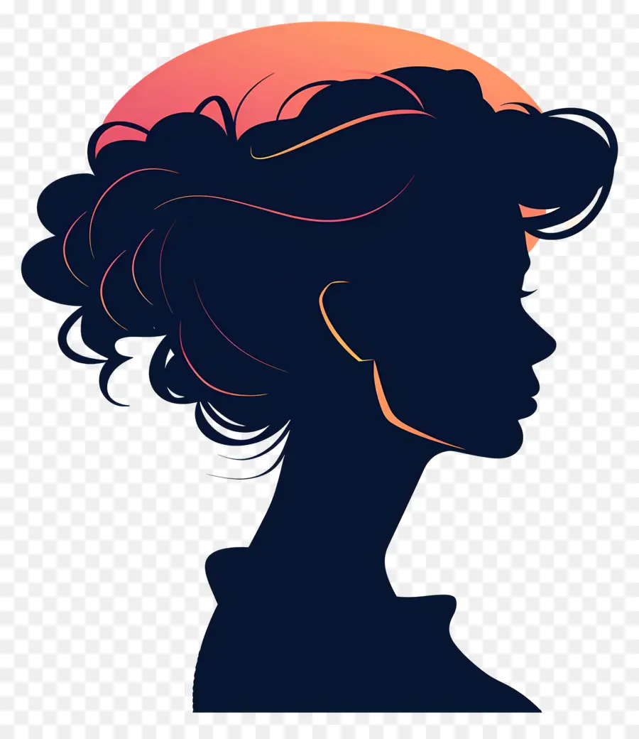 Femme Silhouette，Silhouette PNG