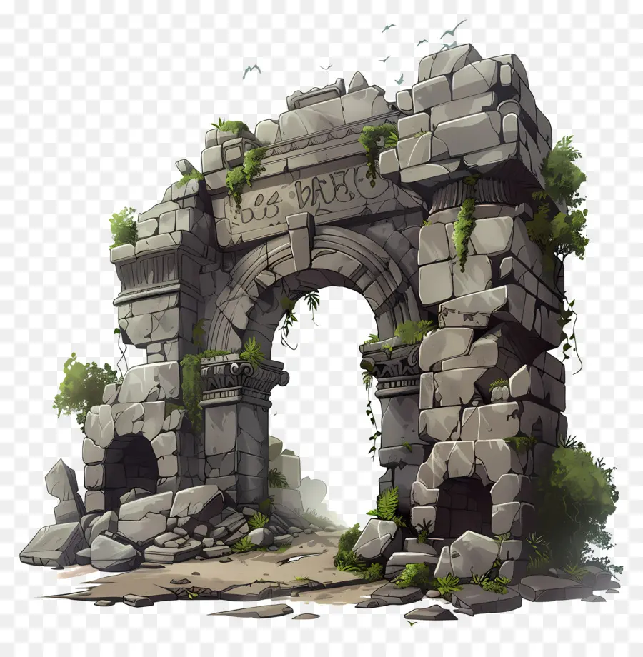 Ruines，Antique, Architecture PNG