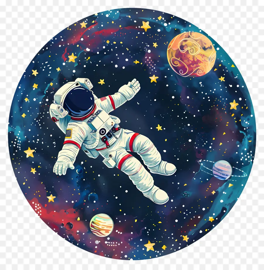 L'espace，L'astronaute PNG