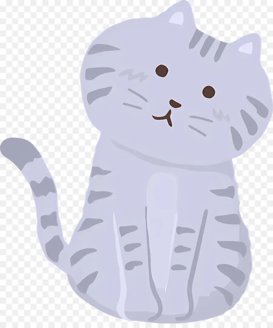 Chat De Dessin Animé，Gris Chat PNG