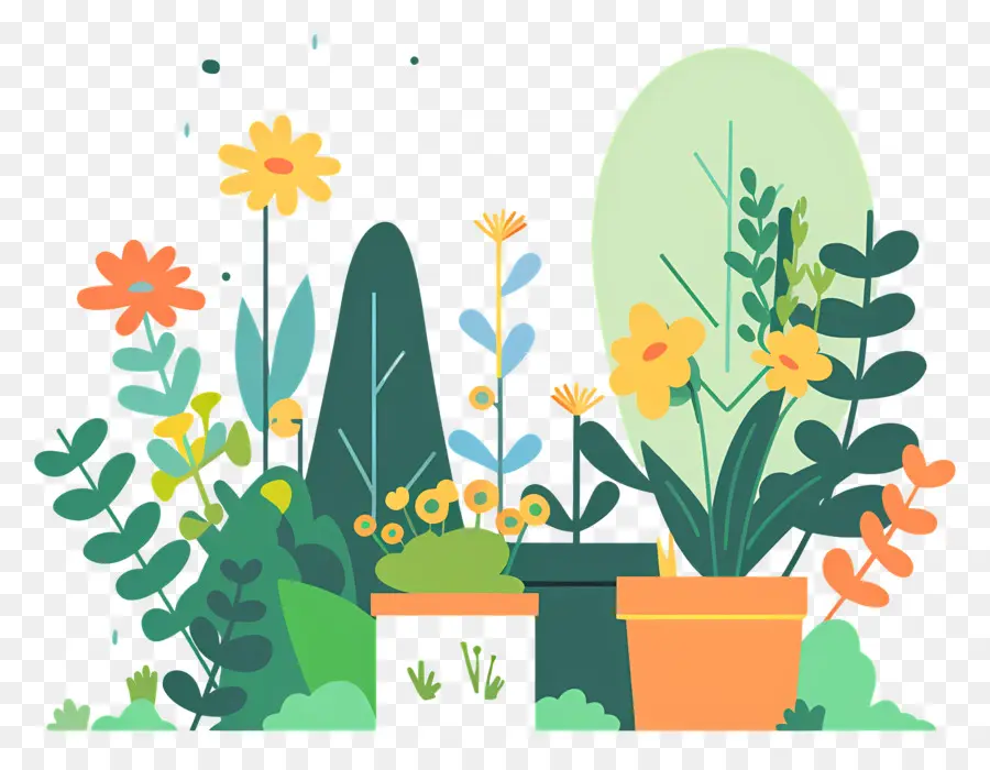 Jardin，Fleurs PNG