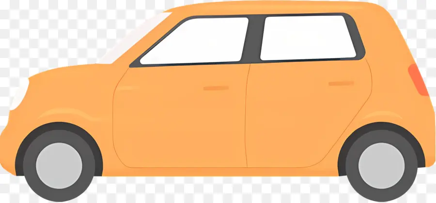 Bande Dessinée De Voiture，Voiture Orange PNG