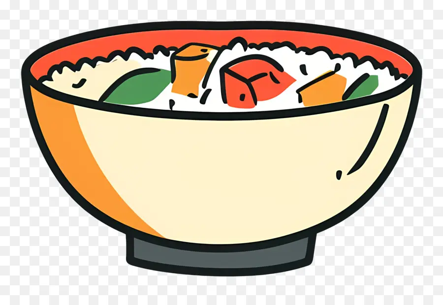 Riz Au Curry，Dessin Animé PNG