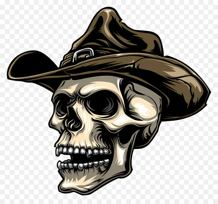 Crâne，Cowboy PNG